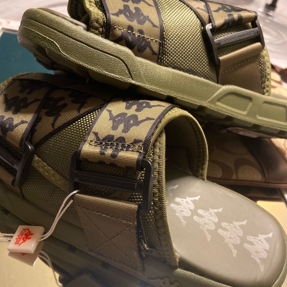 Kappa Slides (olive green)